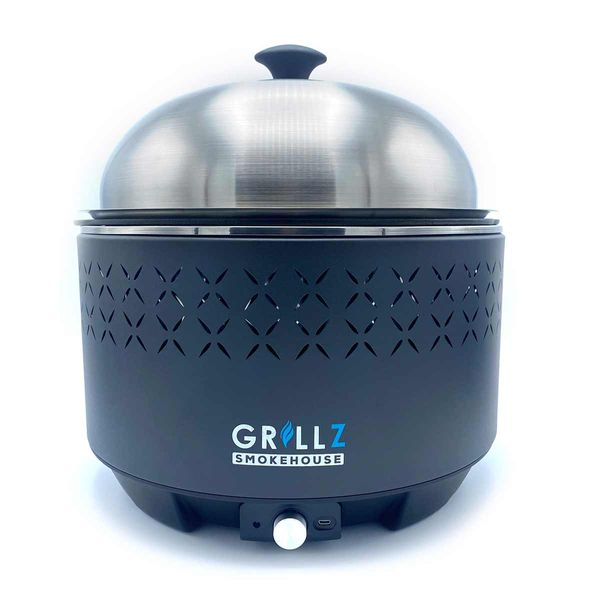Wolf Outdoors Grillz Smoke House Portable Charcoal BBQ Grill with Lid