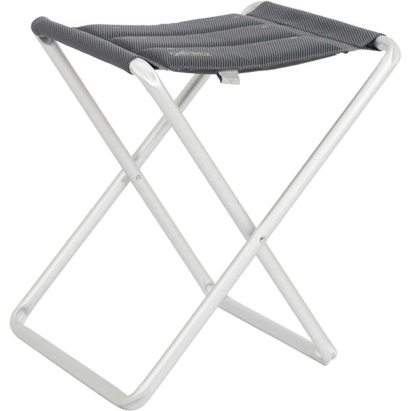 Crespo AL/302 Deluxe Folding Camping Stool & Footrest Dark Grey