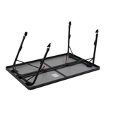Crespo AP/273 Camping Table 130 x 85cm – Premium Adjustable Folding Table for 6 People