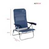 Crespo AL/205 Beach Chair – Dark Blue
