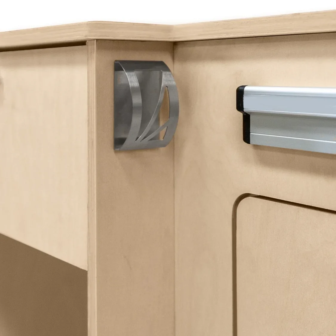 Camper Kitchen Pod with Silver Compressor Fridge RHD
