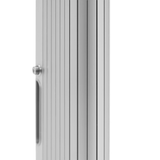 Tambour Shower Door Silver