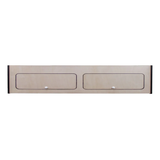 Overhead Camper Cabinet with Black Trim 120cm x 25cm x 25cm
