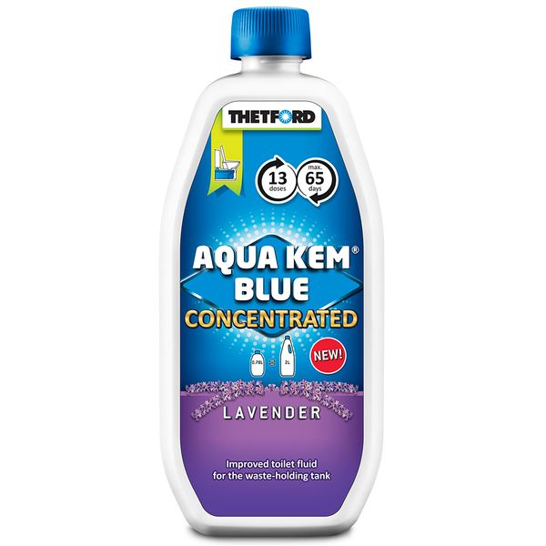 Thetford Aqua Kem Blue Lavender Concentrate 780ml – Caravan & Motorhome Toilet Chemical