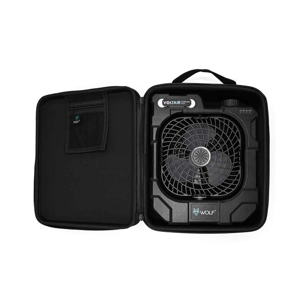 Wolf Outdoors VoltAir 3-in-1 Fan, Light & Power Bank | Rechargeable Camping Cooling Station
