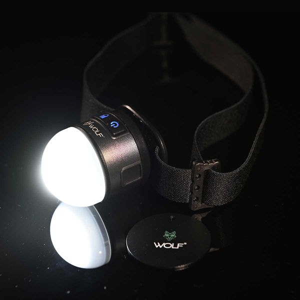 Wolf Outdoors MPL-400 LED Head Torch | 400 Lumen Rechargeable Headlamp
