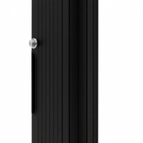 Tambour Shower Door Black