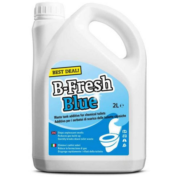 B-Fresh Blue Toilet Fluid 2L – Caravan & Motorhome Waste Tank Treatment