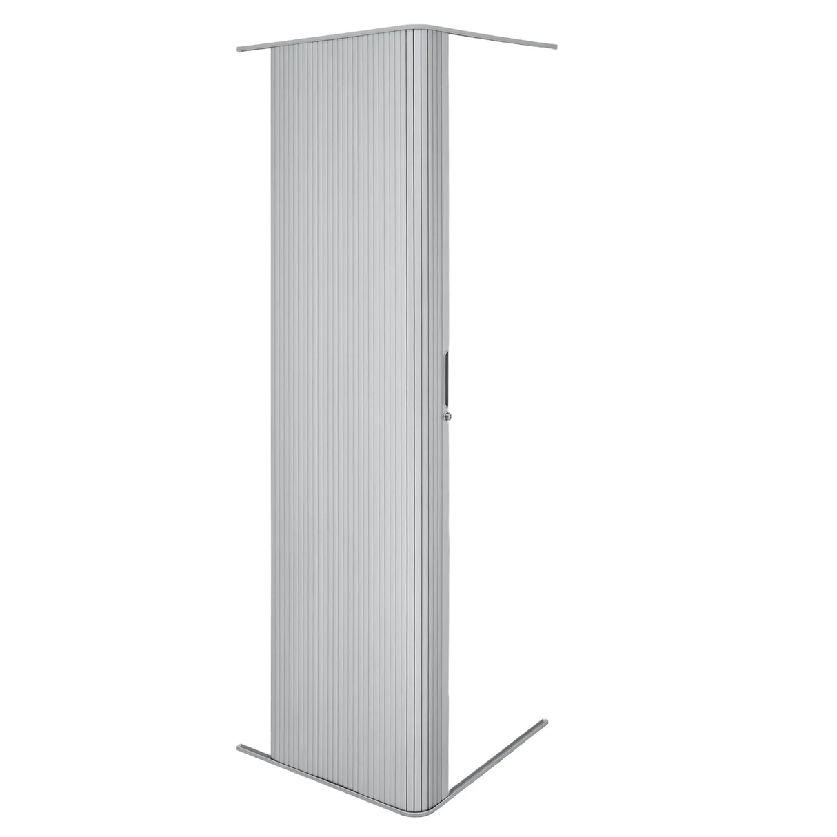 Tambour Shower Door Silver