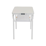 Bo-Camp Pastel Collection Yvoire Folding Table 60 x 45cm – Compact Camping Side Table