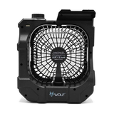 Wolf Outdoors VoltAir 3-in-1 Fan, Light & Power Bank | Rechargeable Camping Cooling Station