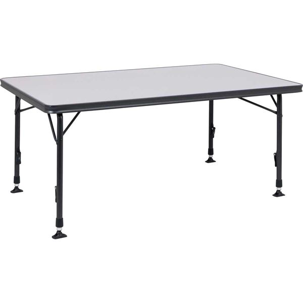 Crespo AP/276-89 Camping Table 140 x 85cm – Premium Adjustable Folding Table for 6 People
