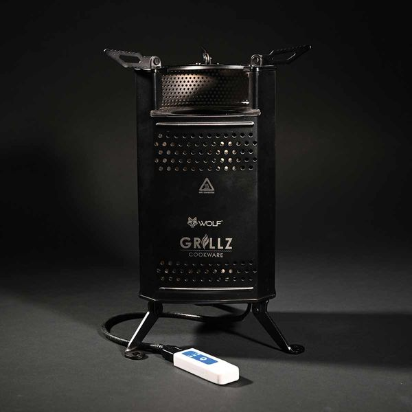 Wolf Outdoors Grillz Biomaster Portable Camping Stove with EVA Storage Case