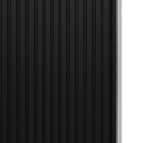 Tambour Shower Door Black