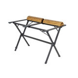 Bo-Camp Urban Collection Maryland Bamboo Camping Table 111 x 72cm – Premium Roll-Up Folding Table
