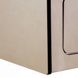 Overhead Camper Cabinet with Black Trim 120cm x 35cm x 35cm